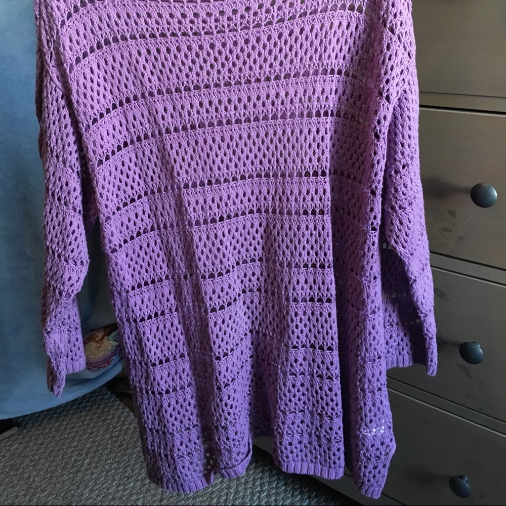Purple sweater
